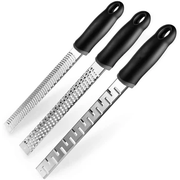 

Grater for Kitchen, 3 Pack Stainless Steel, Kitchen Tool for Cheese, Lemon,Chocolate, Ginger, Potato, Vegetable & Fruit
