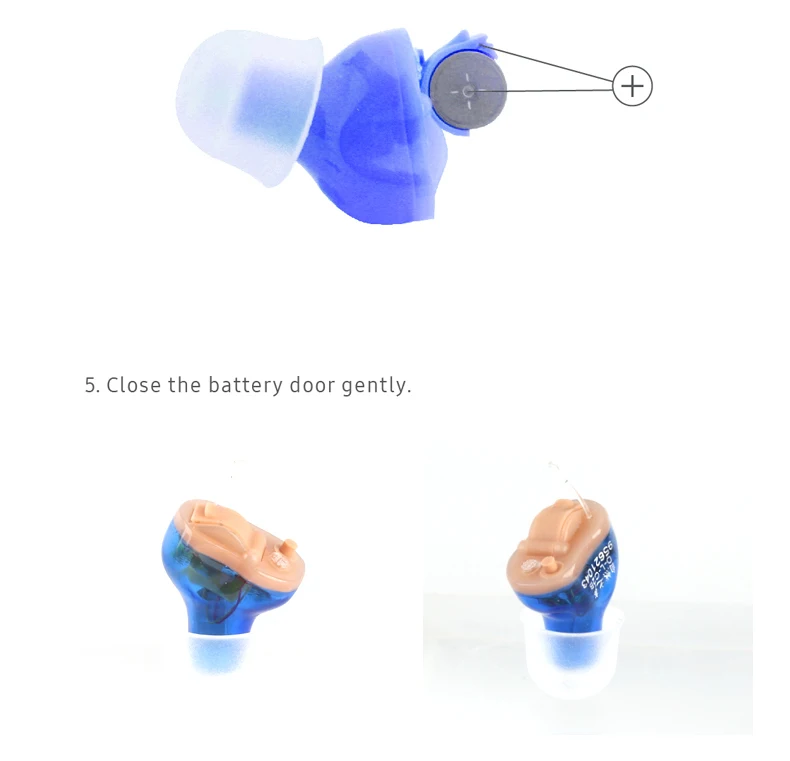 Auriculares portatiles Mini audatifonos tono ajustable audilifonos pequevienos en la oreja Invisible mejor amplificador de sonido utens