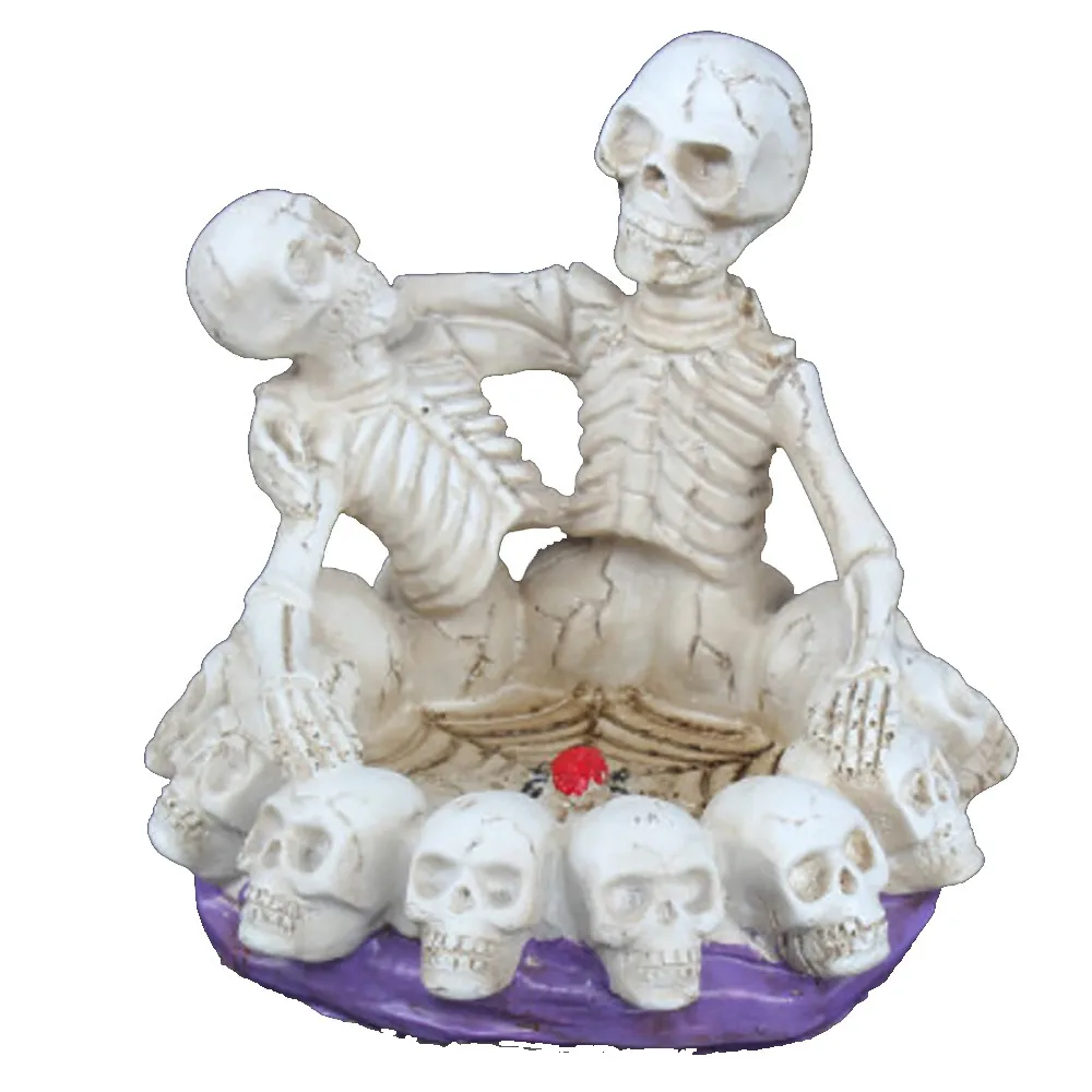 Ashtray Home Lightweight Creative Ashtray HalloweenThe Ashtray Halloween Decorations For The Halloween Decorations W108 - Цвет: As shown
