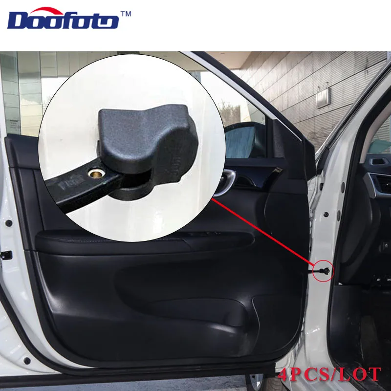 4x Car Door Limiting Stopper Cover For Nissan Qashqai j10 j11 x Trail t32 t31 Tiida Juke Note Kicks Leaf Accessories car door stopper cover