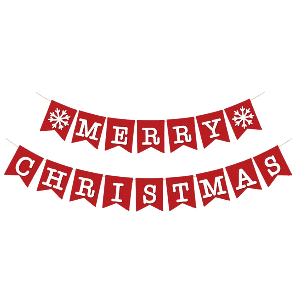 2 Кантри деревенский Мешковина Merry Christmas Снежинка баннер джутовая гирлянда из мешковины знак висячий декор Фотография реквизит - Цвет: 2