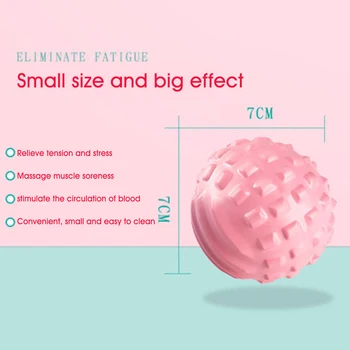 

Home Gym Fascia Lacrosse Fitness Massage Ball Training Yoga Sports Exercise EVA Portable Myofascial Release Irregular Surface