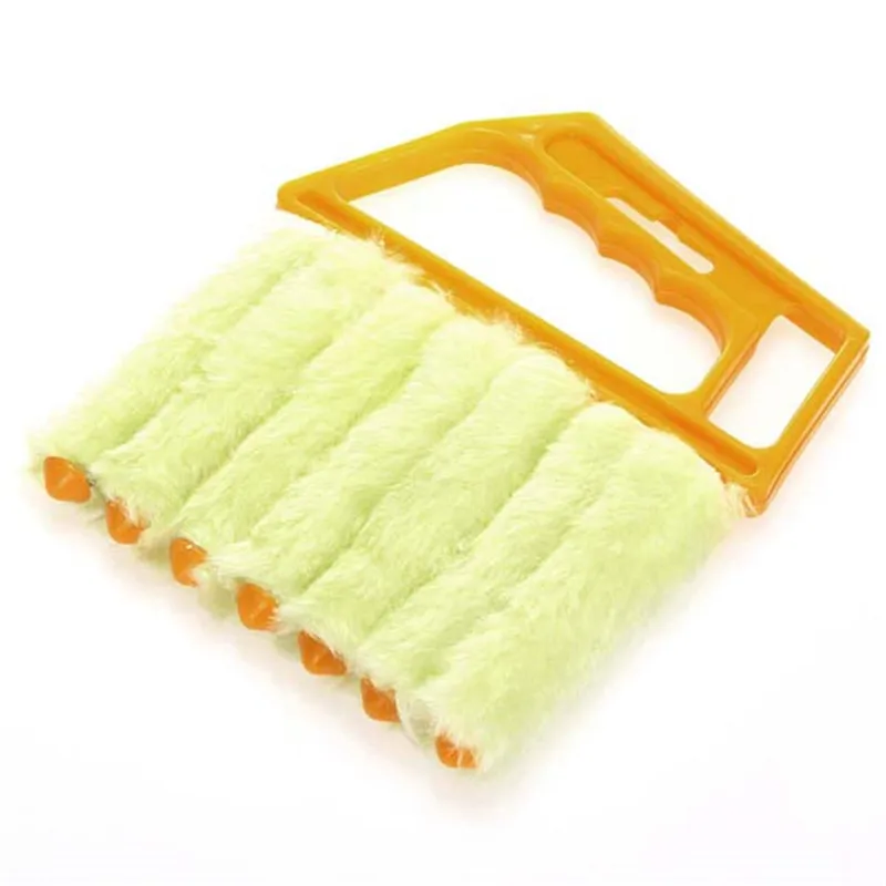 Моющийся кондиционер затвор Очиститель Duster 7 Hands Window Mini-blind Чистящая Щетка инструмент микрофибра Венецианская