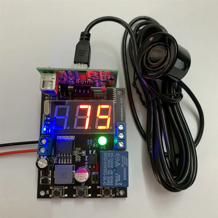 

Ultrasonic Sensor Non-contact Control High and Low Level Switch / Display Digital Relay Output