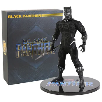 

New style mezco Avengers commoner black panther PVC Action Figures Model Toys Gift Doll
