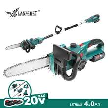 20V Cordless Chain Saw Chainsaw With 4.0Ah Battery And Charger Household Wood Cutter Power Tools 20V Cordless Chain Saw Chainsaw With 4.0Ah Battery And Charger Household Wood Cutter Power Tools