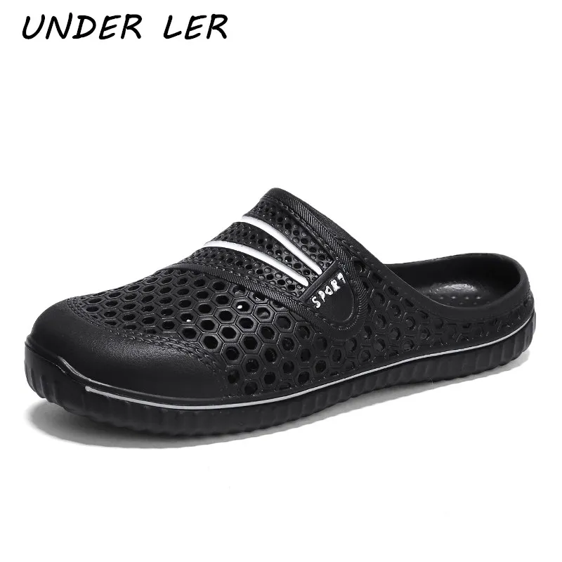 

Men 2020 Sandals Crocks LiteRide Hole Shoes Crok Rubber Clogs For Men EVA Unisex Garden Shoes Black Crocse Adulto Cholas Hombre