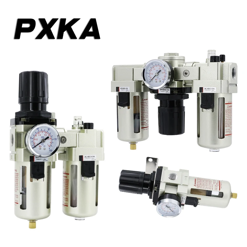 2X 1/2 Inch Air Compressor Filter Oil Water Separator Digital Regulator K9G8 