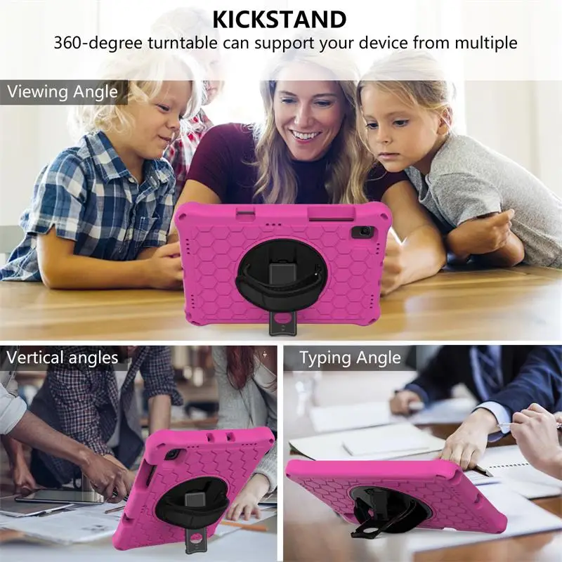 

Case for Samsung Galaxy Tab S5E10.5 T720 T725 Kids Shock Proof EVA Back Cover for Galaxy Tab S5E 2019 Protective Shell + Strap