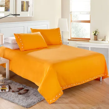 

Solid bedding set 3Pcs comforter bedding sets Fitted Sheet Bed Cover Pillow Case Bedclothes Home Textiles