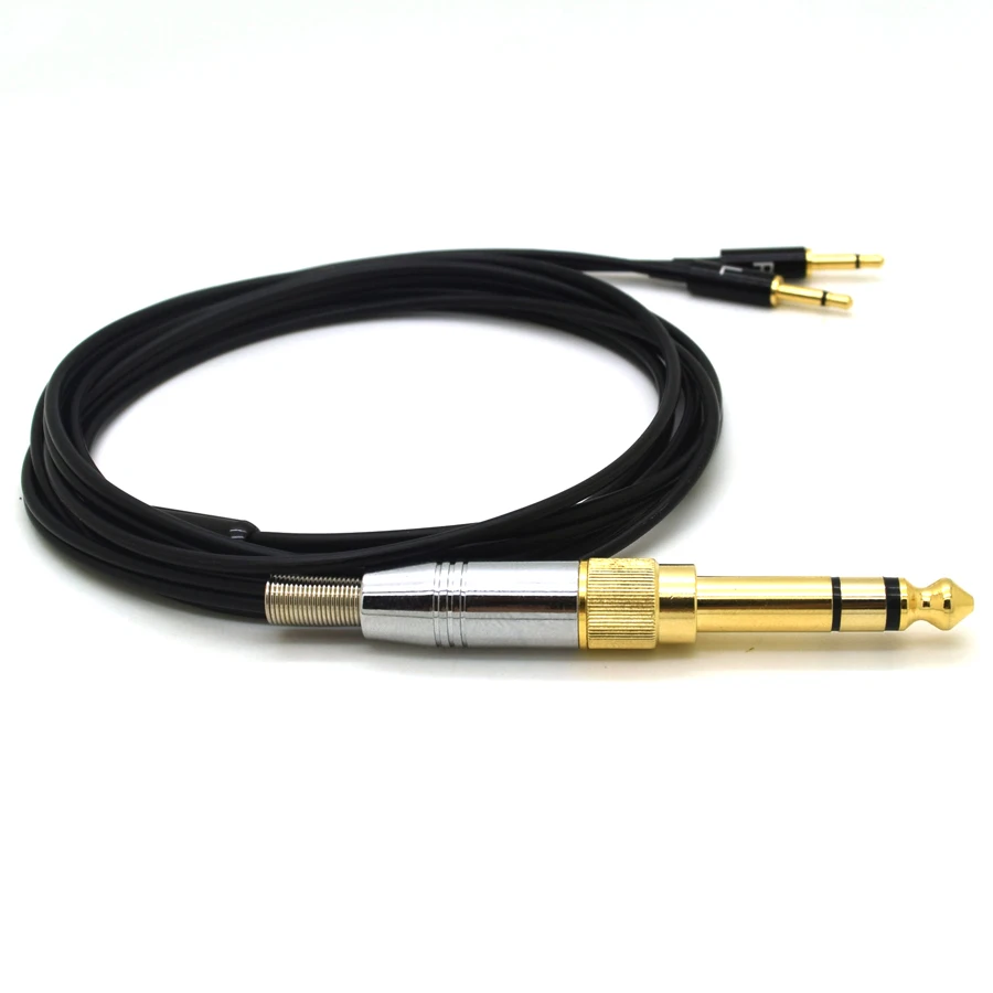 Upgraded Headphone Cable for Sennheiser HD477 HD497 HD212 pro EH250 EH350 for msur 650 Replacement Wire 6 35 3 5mm to 2 5mm