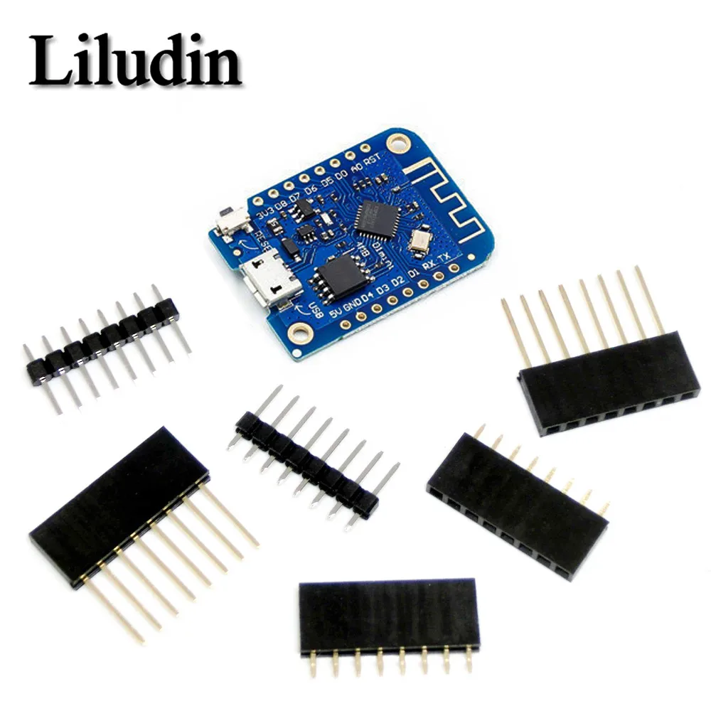 Плата для разработки Wemos D1 Mini V3.0.0 WIFI на основе ESP8266 CH340 CH340G 4 Мб Arduino Nodemcu V2 MicroPython |