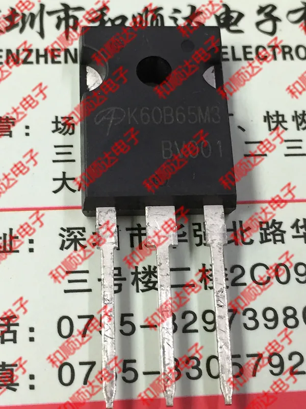 2 шт./AOK60B65M3 K60B65M3-247 TO247