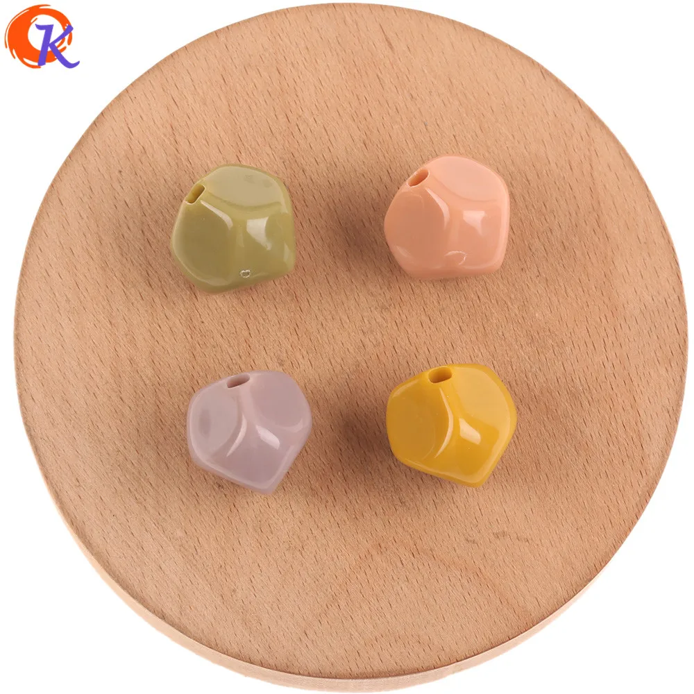 

Cordial Design 19*20mm 100Pcs Jewelry Accessories/DIY Acrylic Beads/Irregular Shape/Hand Made/Earring Findings/Beads Making