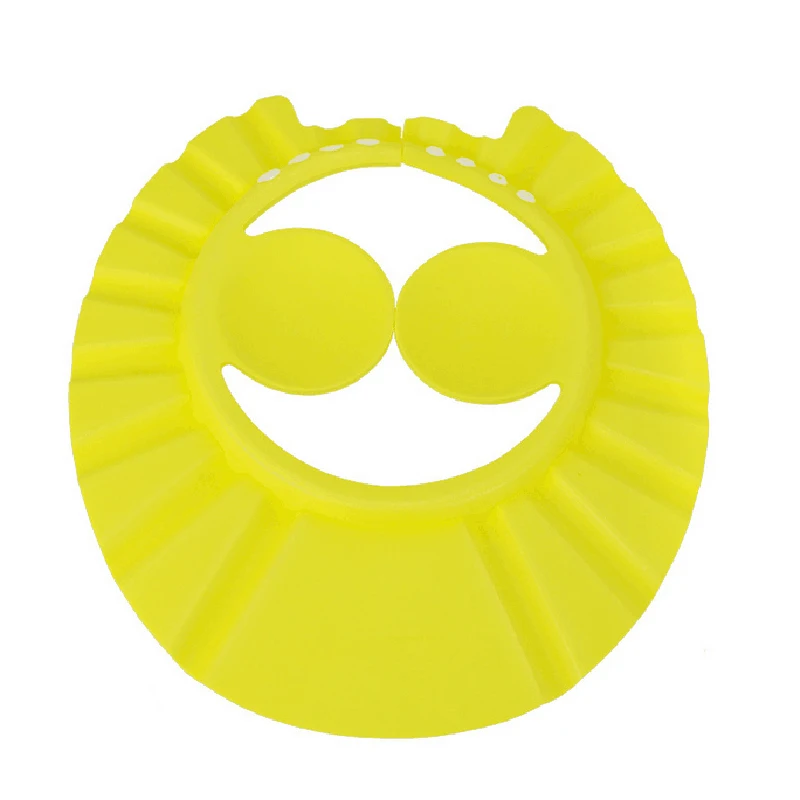 1Pcs Baby Shampoo Hats Waterproof Shower Wash Hair Shield Protector Earmuffs Friendly Soft Bath Adjustable Children Kids Cap NEW
