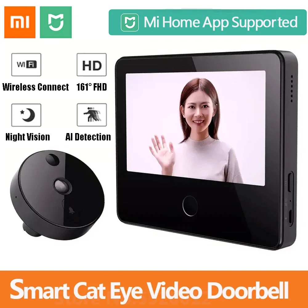 Xiaomi Mijia Smart Cat Eye Video Screen Doorbell