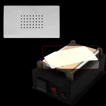 

New 2Pcs Non-Slip Silicon Rubber Pad Mat for pad cellphone LCD Screen Vacuum suction Separator high temperature vacuum suction p