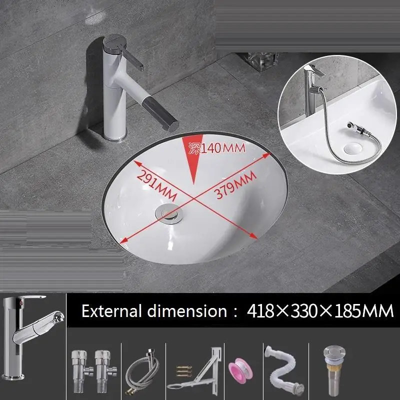 Version O Waschtisch Da Appoggio Sobre Encimera Salle Bain De Mano черный умывальник для ванной комнаты Lavabo Cuba Banheiro умывальник - Цвет: Version O
