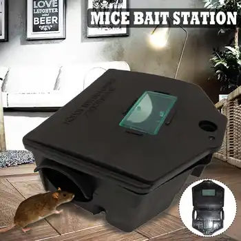 

Household Mousetrap Reusable Mouse Trap Catcher Rat Mouse Mice Rodent Bait Block Station Box Trap Cage