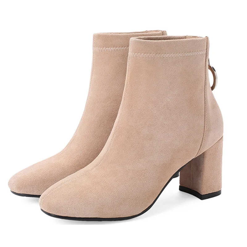 Женские Кожаные Ботинки Martin женская обувь на высоком каблуке резиновая ботинки