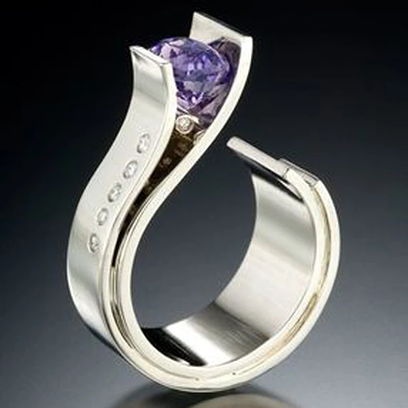 Винтажные, в виде листика дерево цветок кольца для женщин ювелирные изделия мода помолвка перстень с цирконом Богемия Свадебные кольца ювелирные изделия O5U
