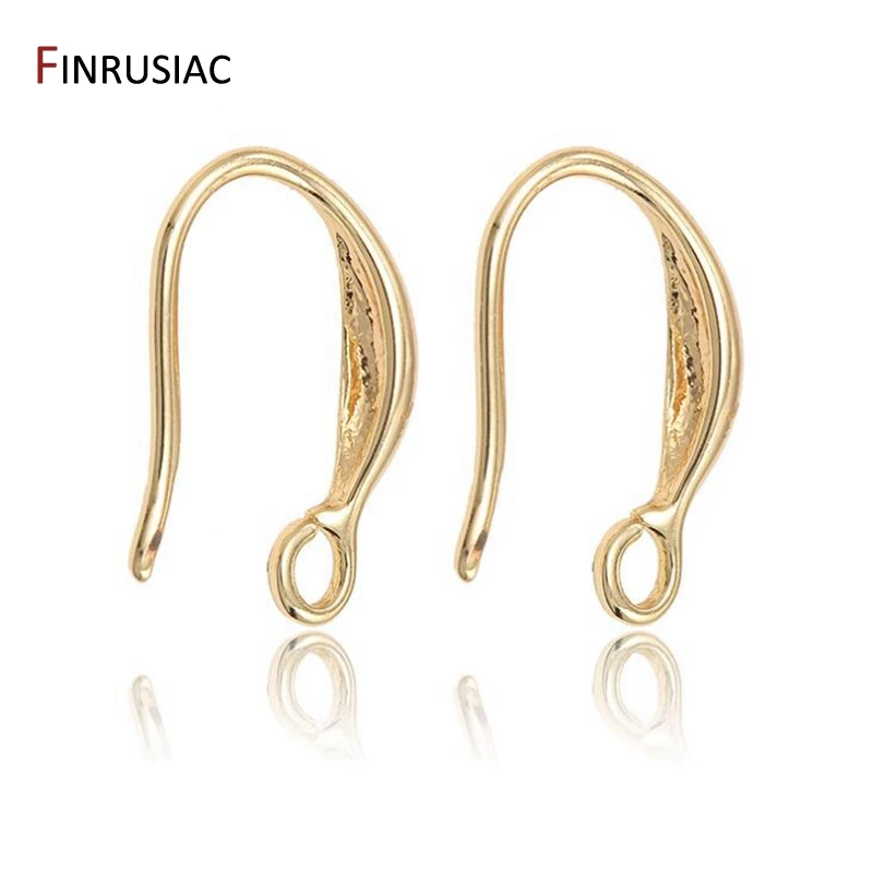 

Brass metal 14k gold plated earring hooks accessories earwires wholesale diy earrings findings material