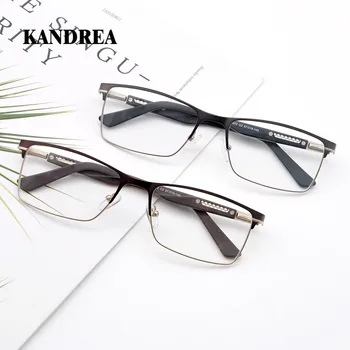 

KANDREA 2020 Unisex Vintage Square Reading Glasses Metal Frame Retro Personality College Style Eyeglass Clear Lens Eyewear Frame
