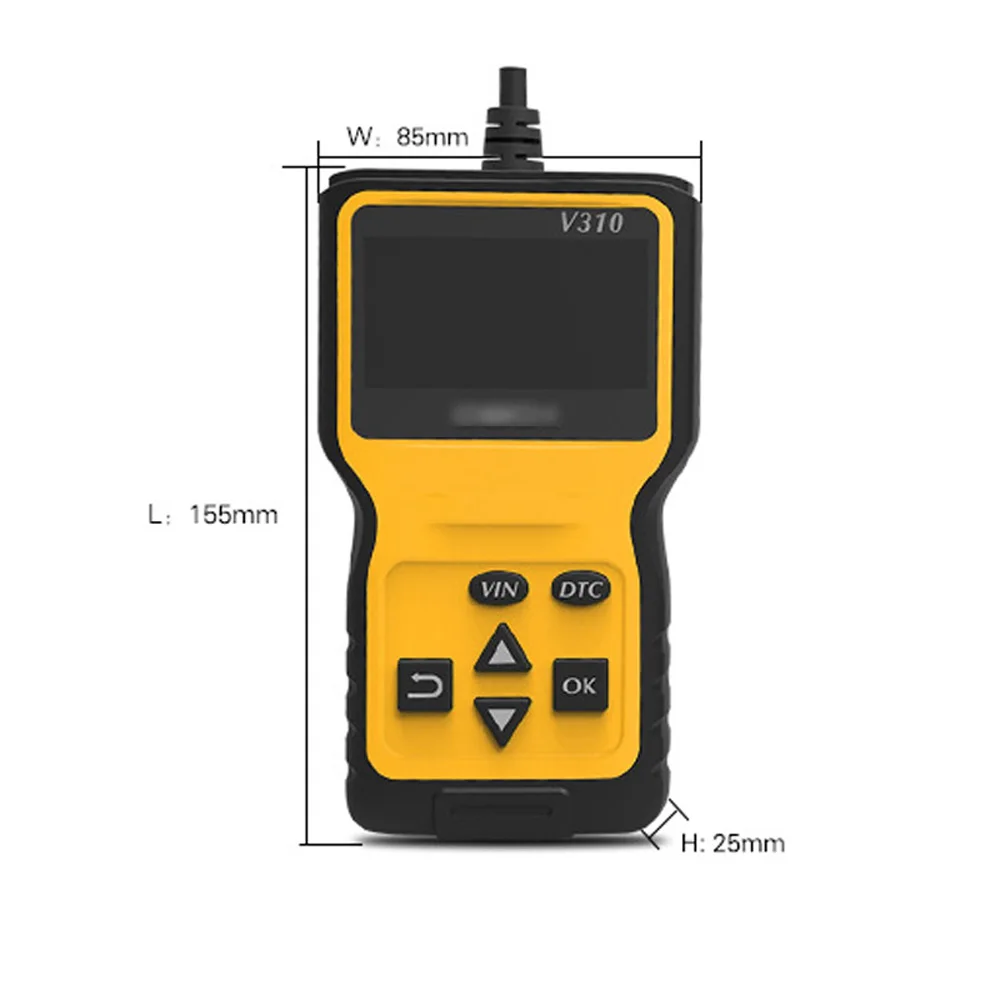 OBD2 автомобильный диагностический тестер сканер инструмент оборудование V310 аксессуар