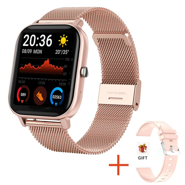 2022 New Bluetooth Call Ladies Smart Watch women Fashion Watch 1.69 Inch Full Touch Screen Blood Pressure Sport Smartwatch Woman 