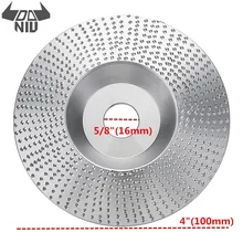 DANIU 4 дюйма экстремально формирующий диск Вольфрам карбида древесины шлифовальный инструмент для резьбы абразивный диск инструменты для угловая шлифовальная машина