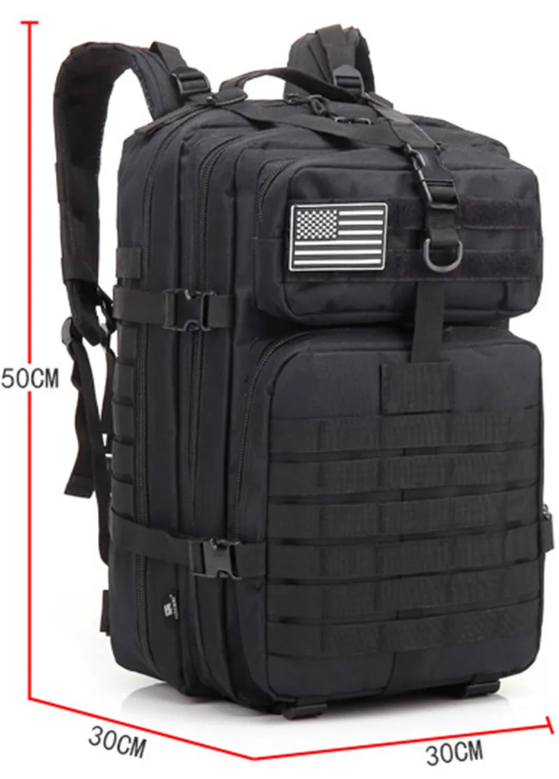 45L 뷮      ߿ 3P EDC Molle  Ʈŷ ķ ߿ 