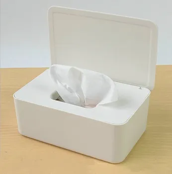 

Dry Wet Tissue Box Dustproof Wipes Napkin Storage Box Holder Container Tissue Dispenser Paper Case With Cover