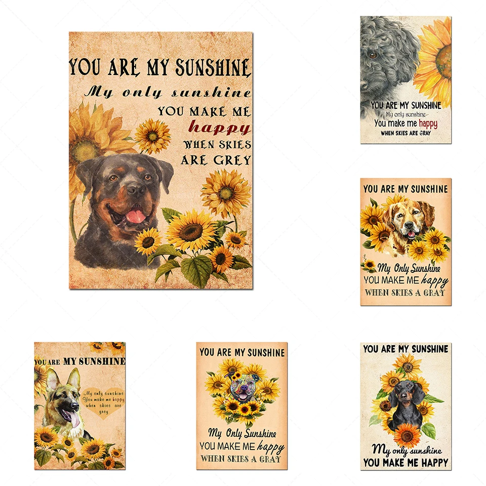 Affiche De Chien / Cadeau D'Amant De Chien / Modèle De Chien/Illustrazione D'Affiche De Chien / Chien