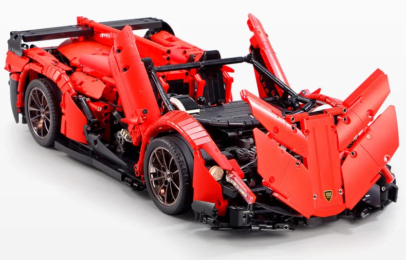 RC машинка из конструктора 13079 App MOC-10559 Veneno Roadster мотор силовые функции Fit Technic подарок блоковые игрушки для детей
