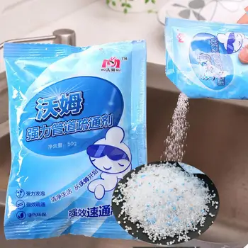 

Sink Drain Cleaner Closestool Toilet Sewer Dredging Agent Powerful Pipe Toilet Dredge Filter Strain Bathroom Dredging Powder