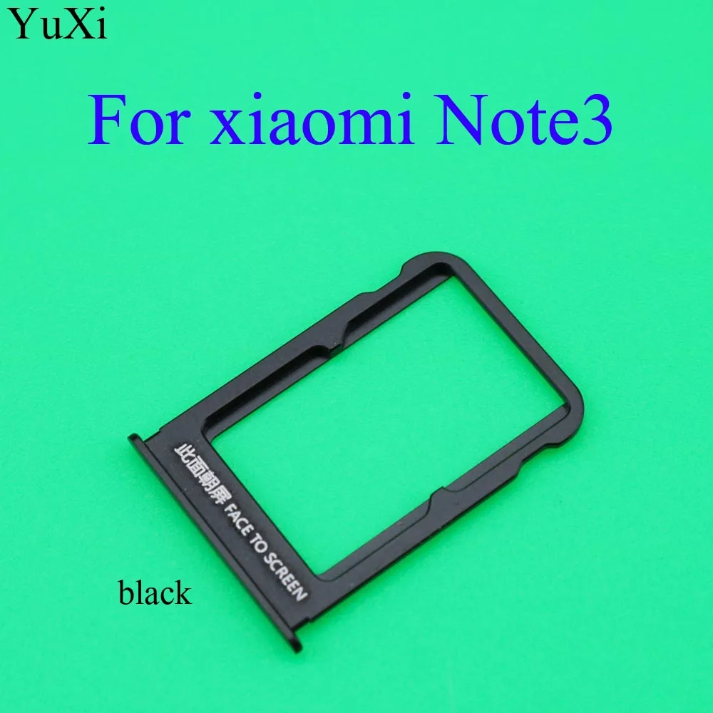 Лоток для SIM карты YuXi Note3 гнездо держатель адаптеры Xiaomi Mi Note 3 Sim карт Сменные