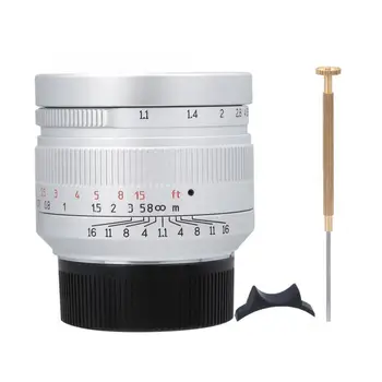 

7artisans 50mm F1.1 Fixed Mirrorless Camera Lens Portrait Lens for Leica M Mount M3 M5 M6 M7 M8 M9 M9P M10 M240 Cameras