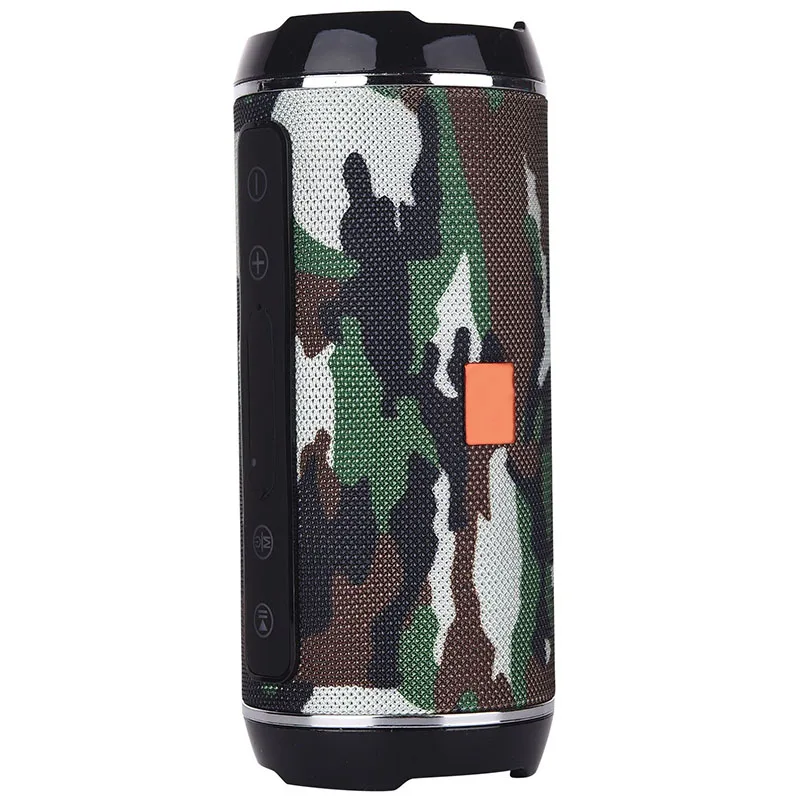 Camouflage Двойная диафрагма Usb 5 Вт Bluetooth динамик бас Портативная колонка беспроводной стерео сабвуфер музыка Playe1200MAH батарея Soundbox - Цвет: Camouflage