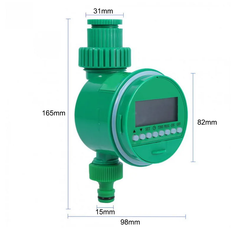 C Timer 165x82mm 1 шт. таймер для воды сад автоматический полив таймер шланг кран контроллер таймер ЖК-дисплей - Цвет: C Timer 165x82mm