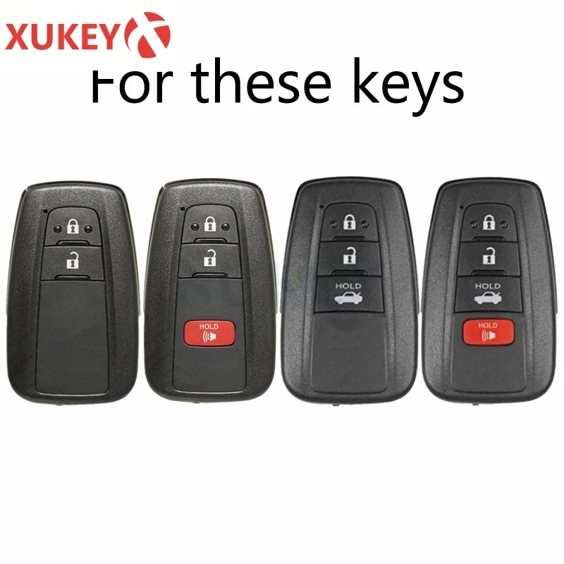 Силиконовый чехол для Toyota Camry CHR Corolla RAV4 Avalon Land Cruiser Prado Prius дистанционного брелока 2