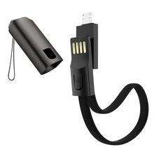 Брелок USB кабель для samsung Note 10 Plus Мини Портативный type C Micro USB кабели для телефонов 2.4A Быстрая зарядка данных для кабеля USB C