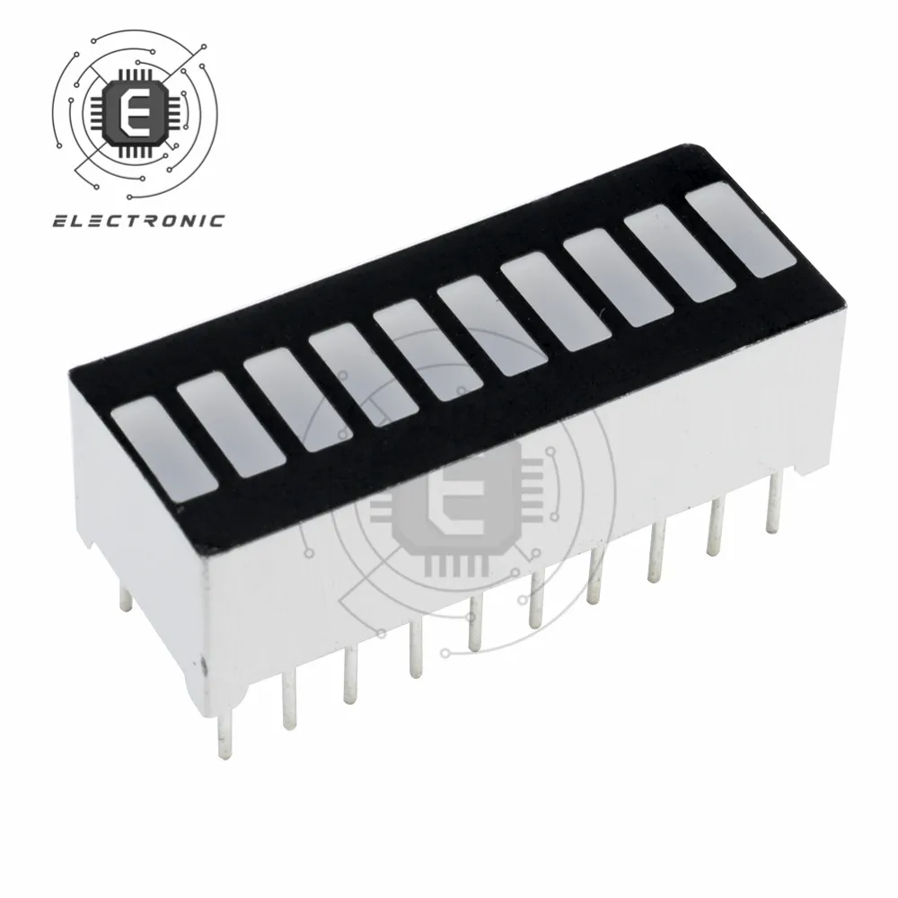 5PCS 10 Segment 4 Color LED Battery Level Bar Graph Power Display Indicator Module Multi-color 5V Light led modules led module