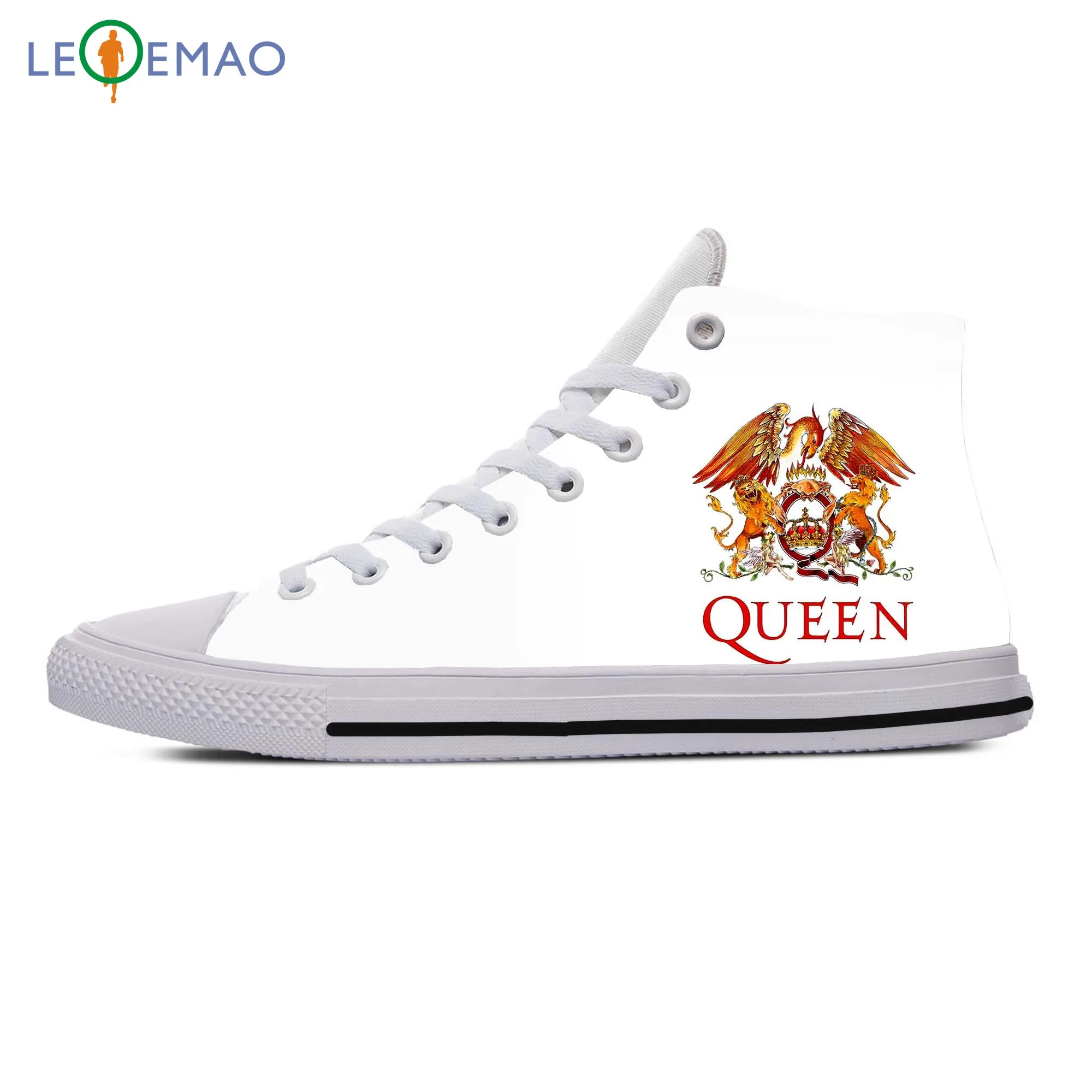 

Custom Spring Autumn Canvas Sneakers Queen High Quality Handiness Flats Running Shoes Printing Comfortable Big White Zapatillas