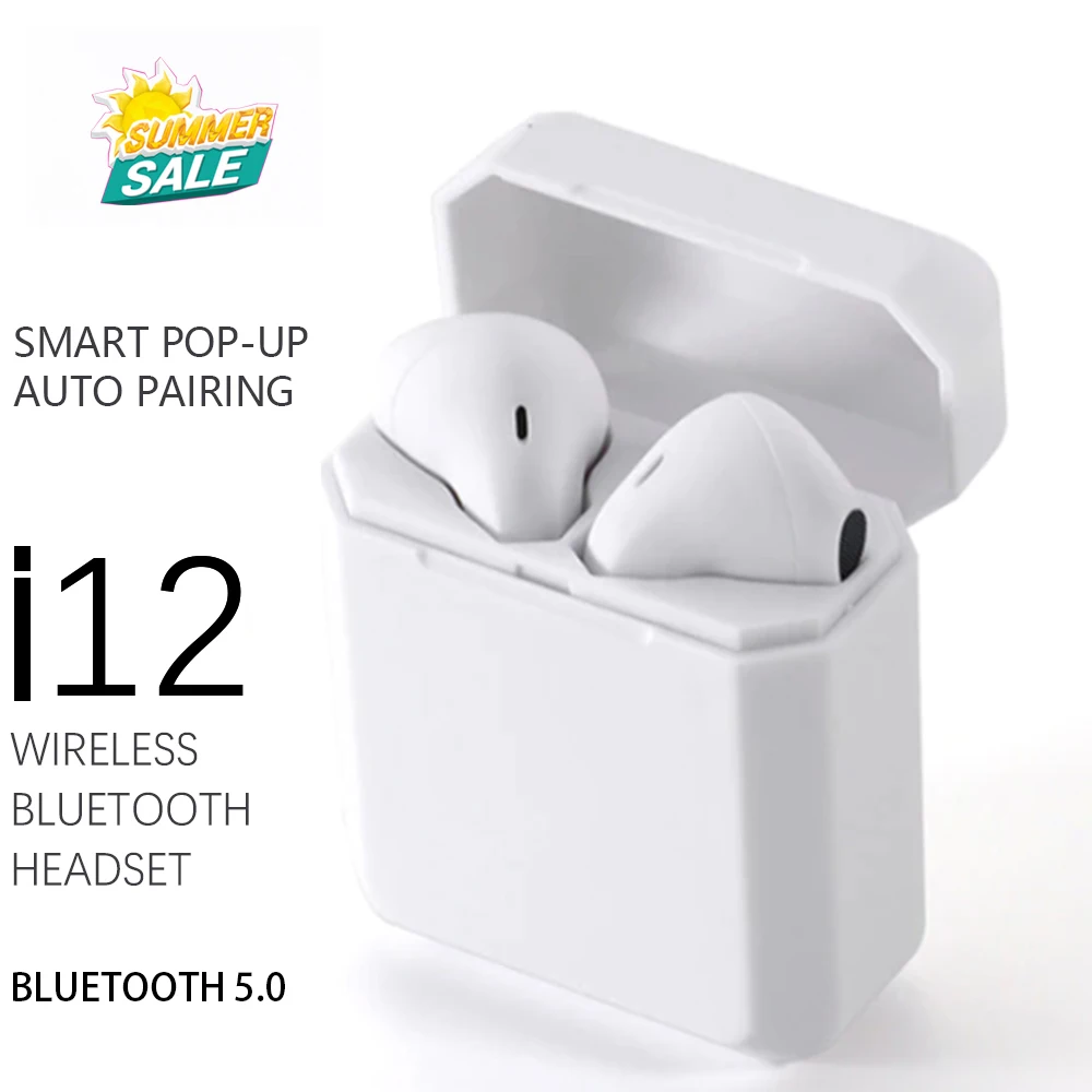 Brightside i12 наушники-вкладыши tws Bluetooth Беспроводной мини наушники С микрофоном