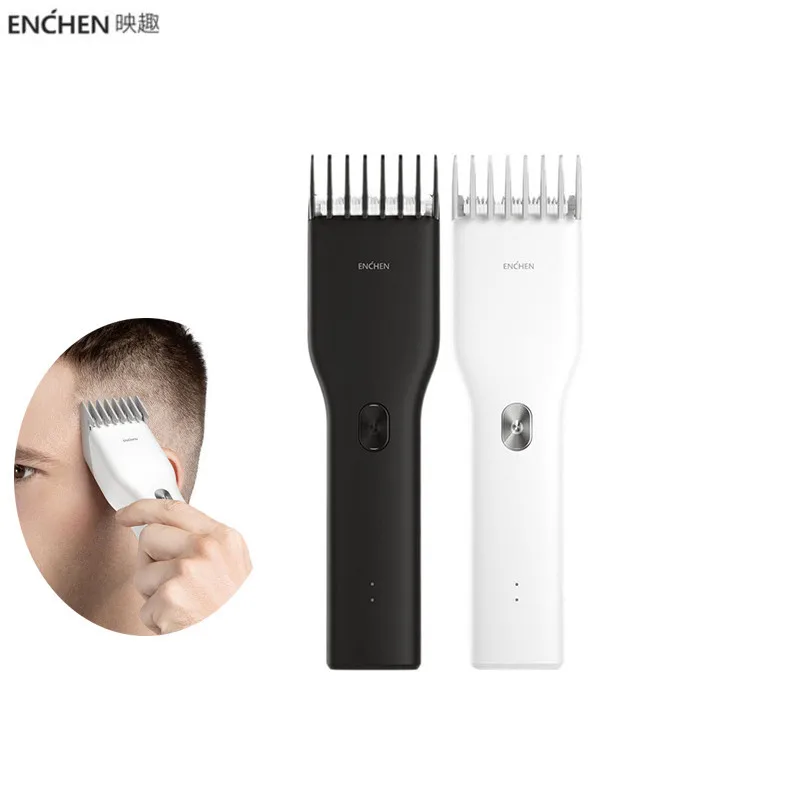 2020 Enchen Boost USB электрическая машинка для стрижки волос двухскоростной