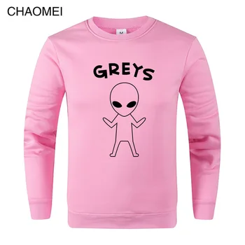 

Alien Sweatshirts 2019 Hot Spring Autumn Sweatshirts Hoodie Men Warm Fleece Harajuku Long Sleeve Pullovers C32