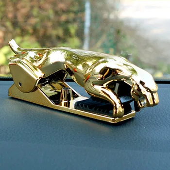 

Car Leopard Shaped Phone Holder Clip Adjustable Car Dashboard Phone Navigation Clip Stand NJ88