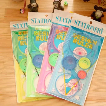 

Painting Multi-function Puzzle Spirograph Geometric Ruler Drafting Tools for Students Drawing Toys Children Learning Art Tool