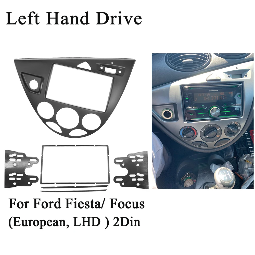 Автомагнитола с двойным Din установка объемной панели для Ford Focus MK1/Fiesta LHD