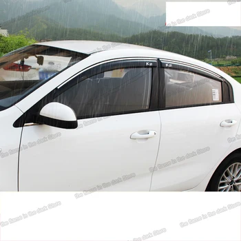 

lsrtw2017 acylic car window rain shield for kia rio 2017 2018 2019 kia k2